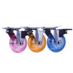 Multi Colored Roller Wheels For Furniture Legs , Replacement Chair Wheels for sale