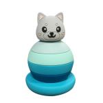 Animals Silicone Stacking Tower Educational Building Blocks Toys For 3 Year Olds for sale