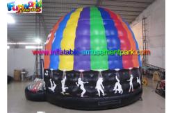 China Music Inflatable Disco Dome Bouncy Castles Customized For Dancing supplier