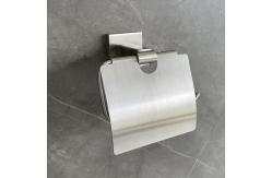 China Solid Bathroom Hardware Set Modern Tissue Toilet Roll Holder supplier