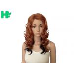 Loose Curly Long Synthetic Wigs Japanese Kanekalon Fiber Wigs for sale