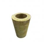 Hydrophobic Fireproof Rockwool Heat Insulation Round Tube 80-120kg/m3 for sale