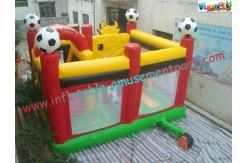 China Custom Football Inflatable Combo In One , Bull Combo Units With Affordable Price supplier
