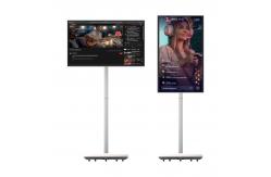 China Interactive Portable Smart TV Touch Screen Battery Powered 24 27 32 Inch supplier