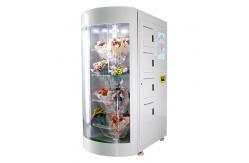 China Touch Advertising Screen 19in Flower Vending Machine With Transparent Shelf supplier
