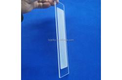 China Cnc Finishing Laboratory Slotted Quartz Sheet Acid And Alkali Resistant supplier