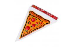China Easy Carry Pizza Saver Bag Resealable Plastic Bags Food Grade Transparent Packaging Bags supplier