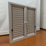 Chinese Accessories Aluminum Louver Window With Powder Coating Frame for sale