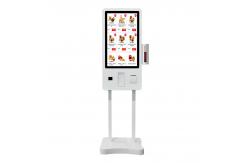 China 400cd/m2 Touch Screen Self Service Ordering Kiosk With Wireless Pager supplier