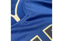 China NBA 77 Blue Custom Basketball Jerseys Polyester supplier