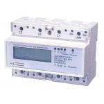 Multi Tariff Three Phase Din Rail KWH Meter Digital RS485 Communication AMR System for sale