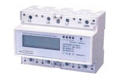 China DTS155 Three-Phase Four Wires Din Rail KWH Meter with Carrier Communication Module supplier