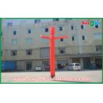 Inflatable Waving Man Orange 5m Inflatable Dancing Man / Dancing Balloon Man Customized