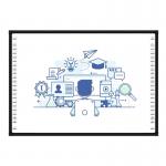 89 Infrared Interactive Whiteboard Digital Interactive Smart Board For Office and school for sale