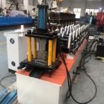 0.8mm Thickness Stainless Steel L Type Corner Angle Roll Forming Machine With PLC Control for sale