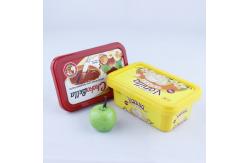 China Tightly Sealed Ice Cream Paper Cup With Lid Degradable Square Takeaway Tubs supplier