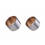 Bimetal Wrapped Plain Sleeve Bearing Corrosion Resistant With Custom Size for sale