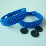 Silicone HF 13.56MHz Disposable RFID Wristband for sale