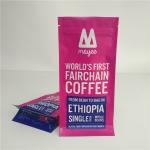 Hot sales coffee bags wholesale custom printing side gusset coffee bag with high quality degassing valve for 250g coffee for sale