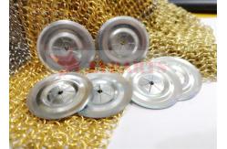 China 30mm 32mm SS Galvanized Steel Self Locking Washers For Insulation Pins supplier