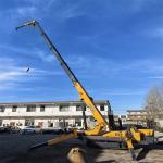 12 Ton Lifting Capacity Spider Crawler Crane with Telescopic Boom and Electric/Diesel Power Source for sale