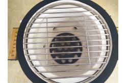 China Kitchenware Dark Grey 12.5 Inch 31.8cm Small Ceramic Grill supplier