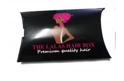 China Custom Branded Pillow Boxes Packaging Design For Hair Extension supplier