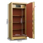 H1580mm Fingerprint Safe Box With Patented Double Rows Bolts And Zinc Alloy Handle for sale