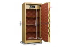 China H1580mm Fingerprint Safe Box With Patented Double Rows Bolts And Zinc Alloy Handle supplier