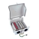 10 Pairs Subscriber Terminal Block STB Drop Wire Distribution Box With Protection for sale