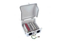 China 10 Pairs Subscriber Terminal Block STB Drop Wire Distribution Box With Protection supplier