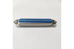 China Receptacle Female 64 Pin Centronics Connector 32pairs Solder Connector supplier