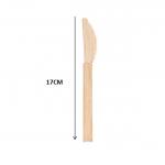 25Pcs Disposable Natural Bamboo Picnic Forks Knives for sale