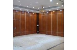 China Soundproof Mobile Wall Partition Movable Acoustic Partition Walls For Hotel Banquet Hall supplier