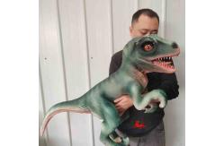 China Theme Park Dino Hand Puppet / Realistic Dinosaur Arm Puppet supplier