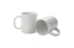 China 8*9.5*8cm 11 Oz Blank Sublimation Coffee Cups For Gift supplier