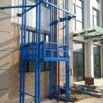 9m Guide Rail Cargo Lift Outdoor Industrial Freight Lift Elevator for sale