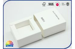 China Matte White Folding Carton Box Sleeve Drawer Packaging For Solid Perfume supplier