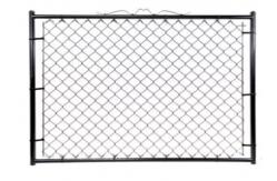 China 3.5mm Wire Thick Diamond Chain Link Fencing With Frame supplier