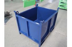 China Space Saving Storage Solution Stacking Steel Cage With Foldable Design supplier