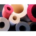 Small Diameter Silicone Coloured Foam Tubes Non Toxic For Water And Fluid Lines for sale