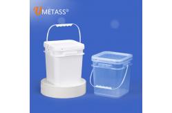 China Recycled Plastic Lid for 8L Square Cement Bucket Good Toughness and Multifunctional supplier