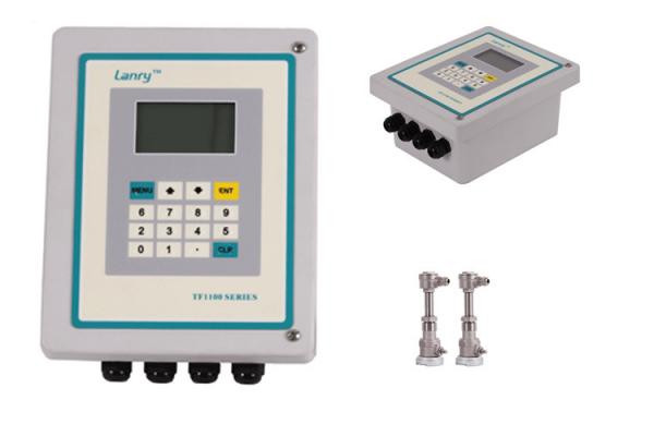 High Accuracy Transit Time Ultrasonic Flow Meter , Insertion Ultrasonic Flow Meter