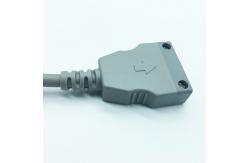 China 10 Leads Beneware Holter Recorder ECG Cable With Snap IEC supplier