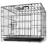 Black Metal Outdoor Large Folding Dog Cage Removable for sale