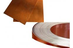 China Ultra Thin Copper Clad Steel Plate Strip Coil Good Dimensional Consistency supplier