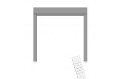 China Windows Patio Zip Track Blinds Clear PVC Cafe Blinds supplier