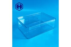 China Rectangular Bpa Free 40oz PET Clear Plastic Box No Handle supplier