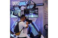 China Commercal Double Seat VR Shooting Game Machine Virtual Reality Gun Games supplier