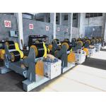 Bulk 30T Self Aligning Pressure Vessels Pipe Turning Rolls With Double Motor / PU Wheels for sale